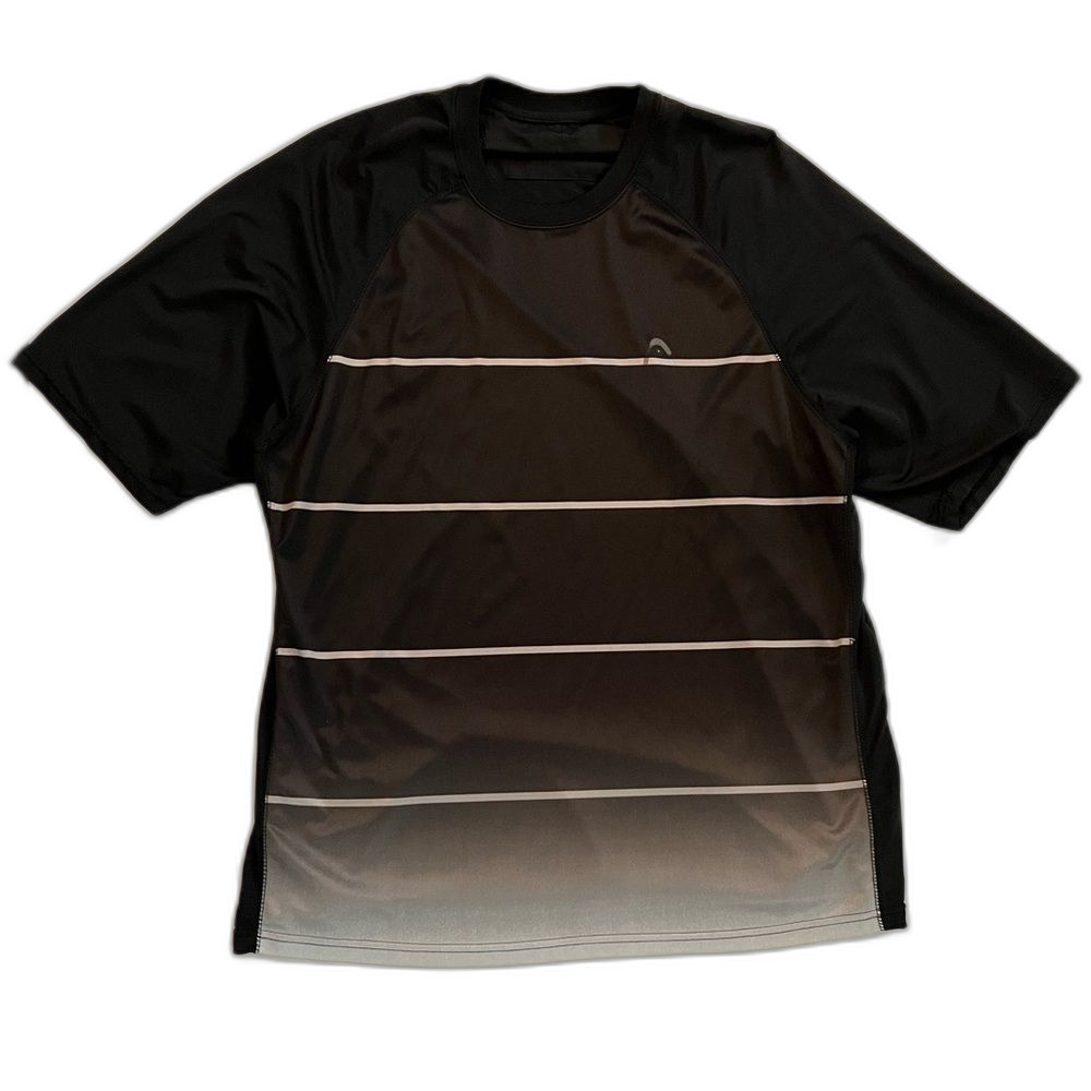 Head Short Sleeve Shirt Gray and black